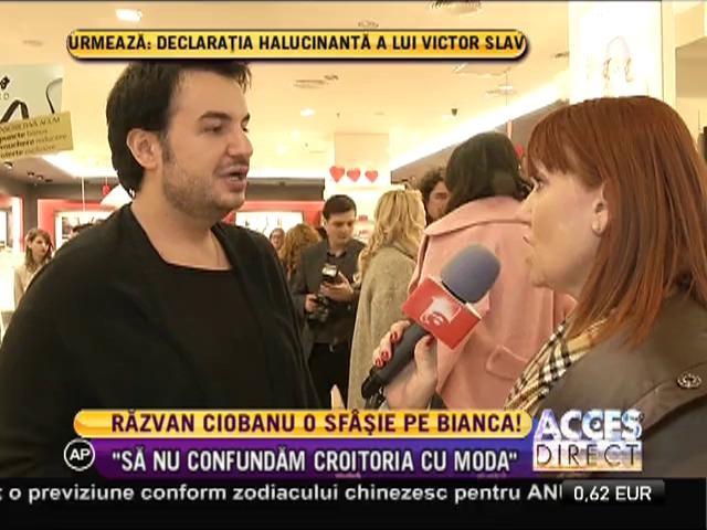 Bianca Drăguşanu, atacată de Răzvan Ciobanu: 