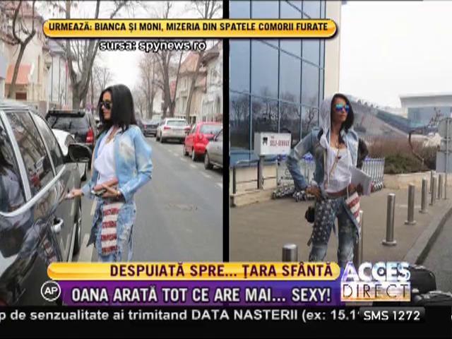 Fosta soţie a lui Pepe face ravagii pe stradă! Cum s-a îmbrăcat Oana Zăvoranu?
