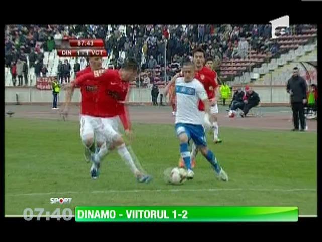 Dinamo - Viitorul Constanţa: 1-2 | Puştii lui Hagi au dat lovitura în 
