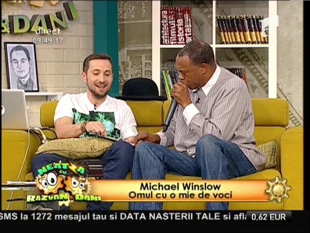 VIDEO! Vei râde cu lacrimi! Michael Winslow, omul cu 1000 de voci, show de senzație!