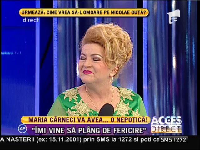 Maria Cârneci, o bunică în culmea fericirii! 