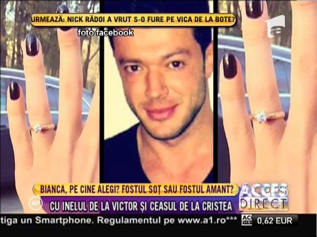 Bianca Drăguşanu poartă şi acum inelul de logodnă de la Victor!