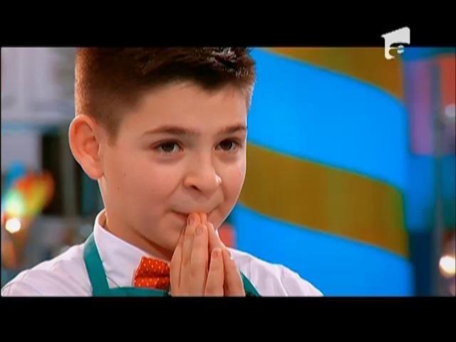 Andrei Cristian Geavela, un machedon la Junior Chef