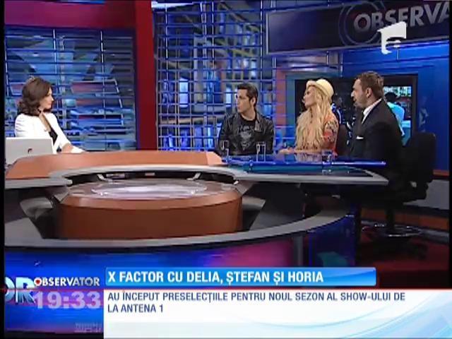 Aşteptarea a luat sfârşit! Delia, Horia Brenciu şi Ştefan Bănică Jr. sunt juraţii X FACTOR 2014