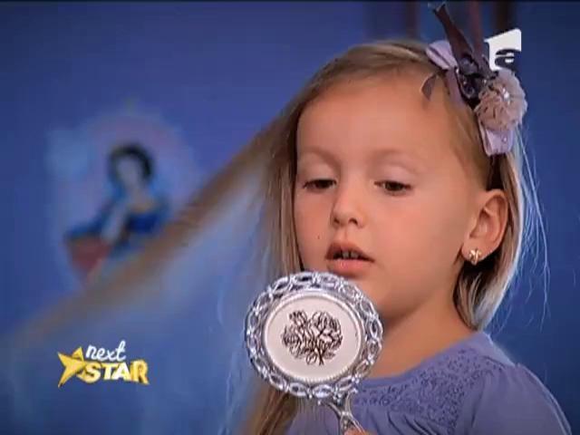 Cezara Borcea cântă muzică populară, la doar patru anișori!