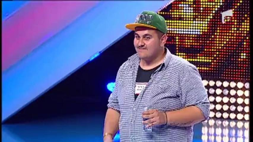 GRASU' XXL  a venit la X Factor! E ”HAPPY” că i-a făcut pe toți să râdă! 