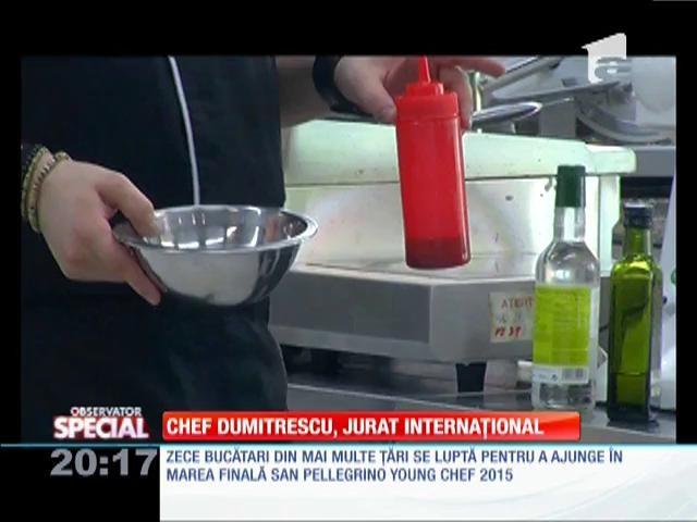 Florin Dumitrescu, un chef internațional! Juratul analizează preparate din întreaga lume, într-o competiție culinară!