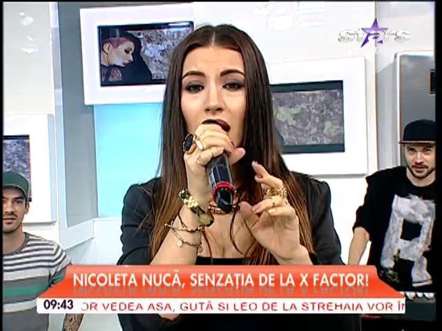 Nicoleta Nucă e dovada că X Factor schimbă vieţi! Fosta concurentă a încins atmosfera cu hitul 