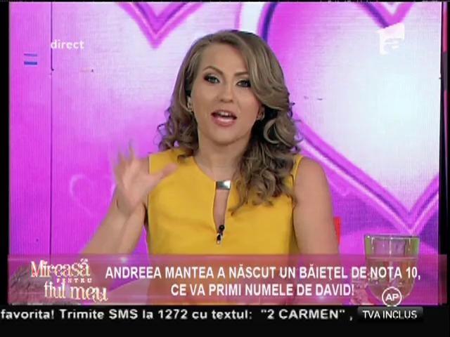 Mirela Boureanu Vaida, mesaj ÎNDUIOŞĂTOR către Andreea Mantea: 