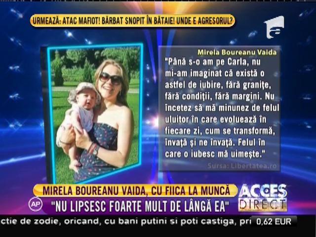 Mirela Boureanu Vaida, mai fericită ca niciodată! Iată cum reuşeşte să se împartă între rolul de mămică şi cel de prezentatoare