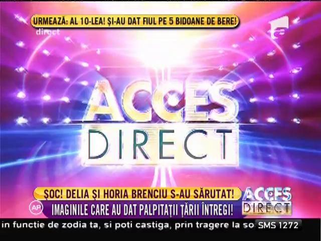 Delia și Horia Brenciu s-au pupat pe scenă, în timpul spectacolului 