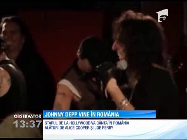 Johnny Depp, ne vom transforma toate în Vanesse și Paradisuri!  Artistul  vine în România, alături de Alice Cooper şi Joe Perry (Aerosmith)!