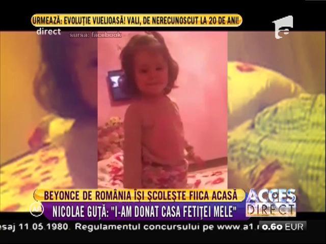 Acces Direct. Imagini în premieră. Nicolae Guţă are o fetiţă foarte isteaţă şi foarte drăgălaşă!