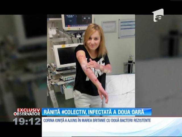 CUTREMURĂTOR! Corina, rănită în Colectiv, a fost infectată de doua ori în spitalele din România: ”La ieșirea din rezerva mea toți se duceau să facă duș”