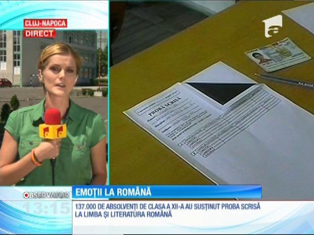 BAC 2016. Absolvenţii de liceu au susţinut proba scrisă la română. Reacții la ieșirea din sălile de examen: 