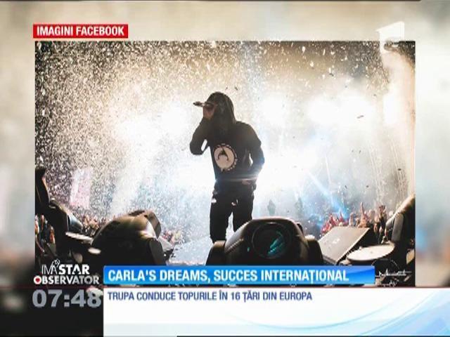 Carla's Dreams, juratul X Factor, conduce topurile în 16 ţări din Europa
