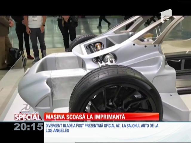 Prima mașină din lume, scoasă la imprimanta 3D! Cum arată vehiculul minune? (VIDEO)