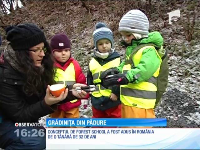 Schimbare majoră în învățământ! În Brașov s-a deschis prima „școală altfel”, care pune accentul pe educarea copiilor în aer liber!