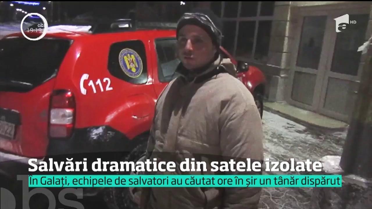 Salvări dramatice din satele izolate, îngropate în zăpadă. În Iași, un tată a fost moașă pntru fiica lui. Soția lui a intrat în travaliu, iar salvatorii nu puteau ajunge la ea
