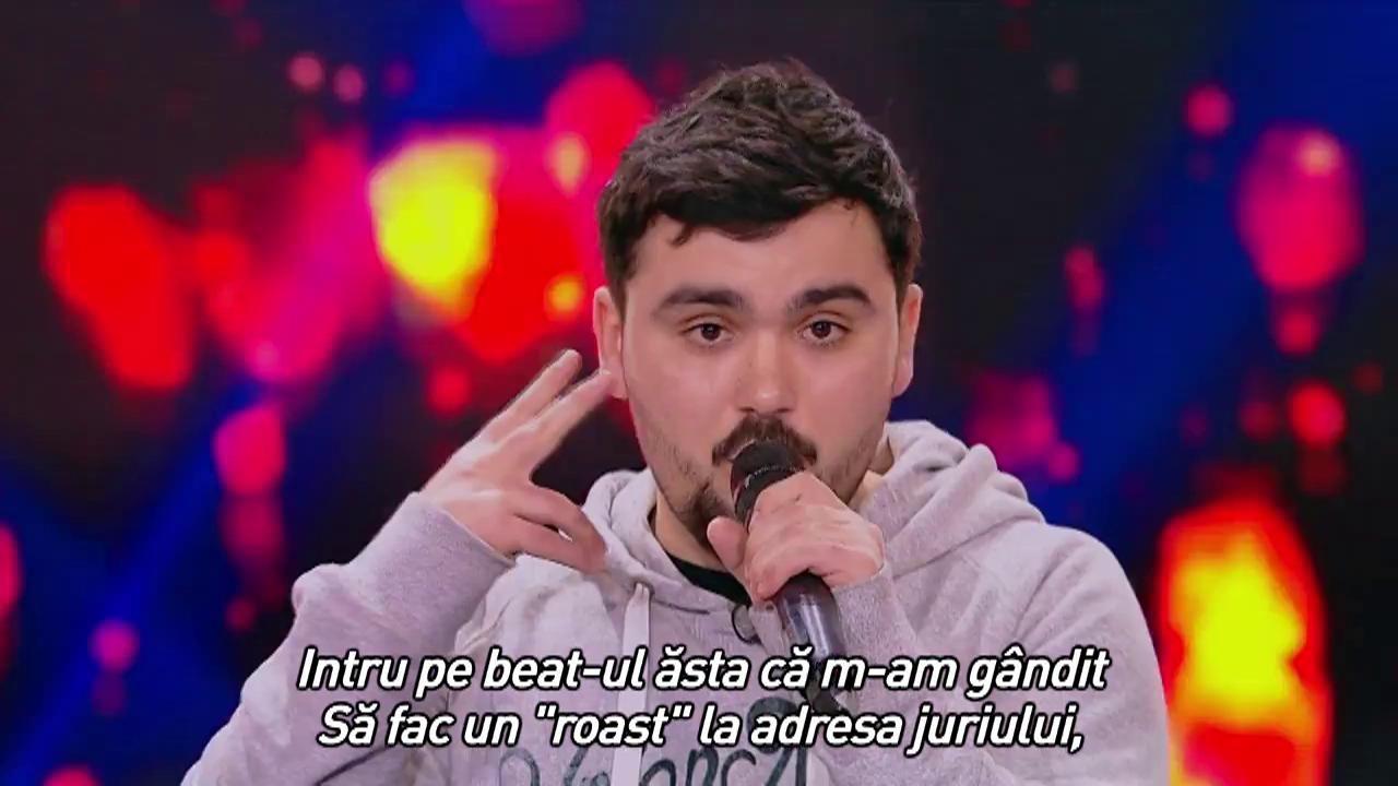 Daniel Pascu le aduce insulte juraților, în versuri! Mihai Bendeac, în culmea fericirii: 