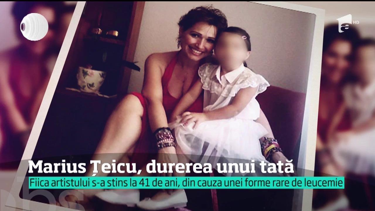 Marius Țeicu, durerea unui tată în imagini cutremurătoare! Artistul și-a condus fiica spre mormânt