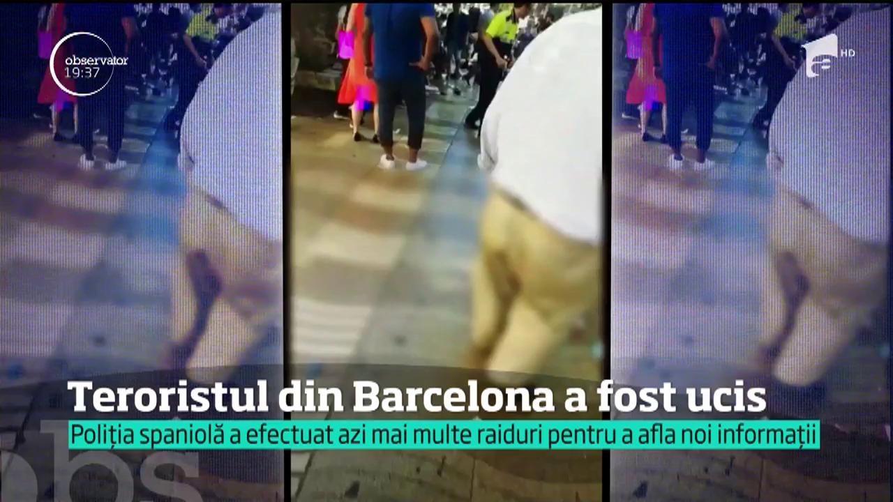 UPDATE! ATAC Barcelona: Autorul atentatului de pe Las Ramblas a fost împuşcat mortal