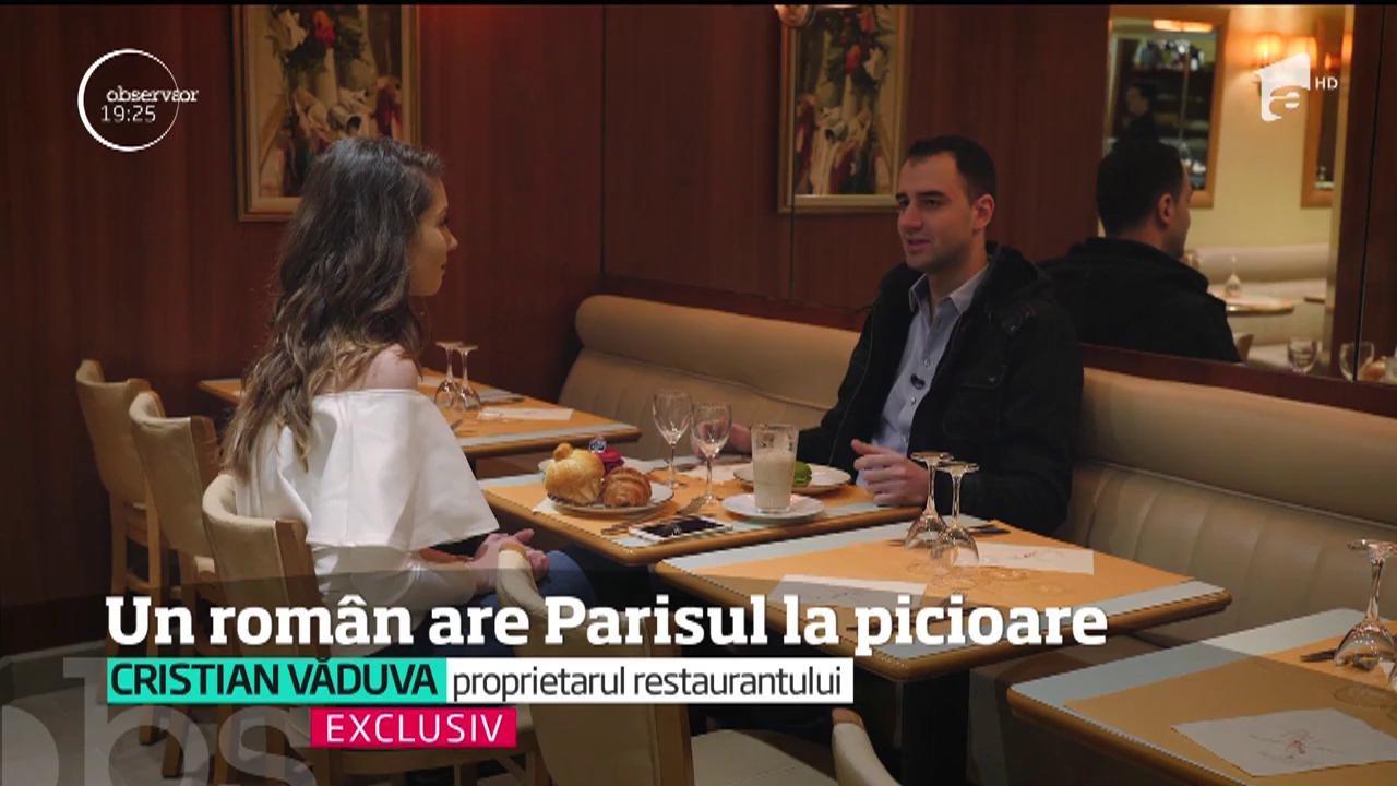 Un român, Cristian Văduva, are Parisul la picioare. I-a cucerit pe francezi cu prăjiturile sale! Celine Dion și Francois Holland adoră deserturile lui!