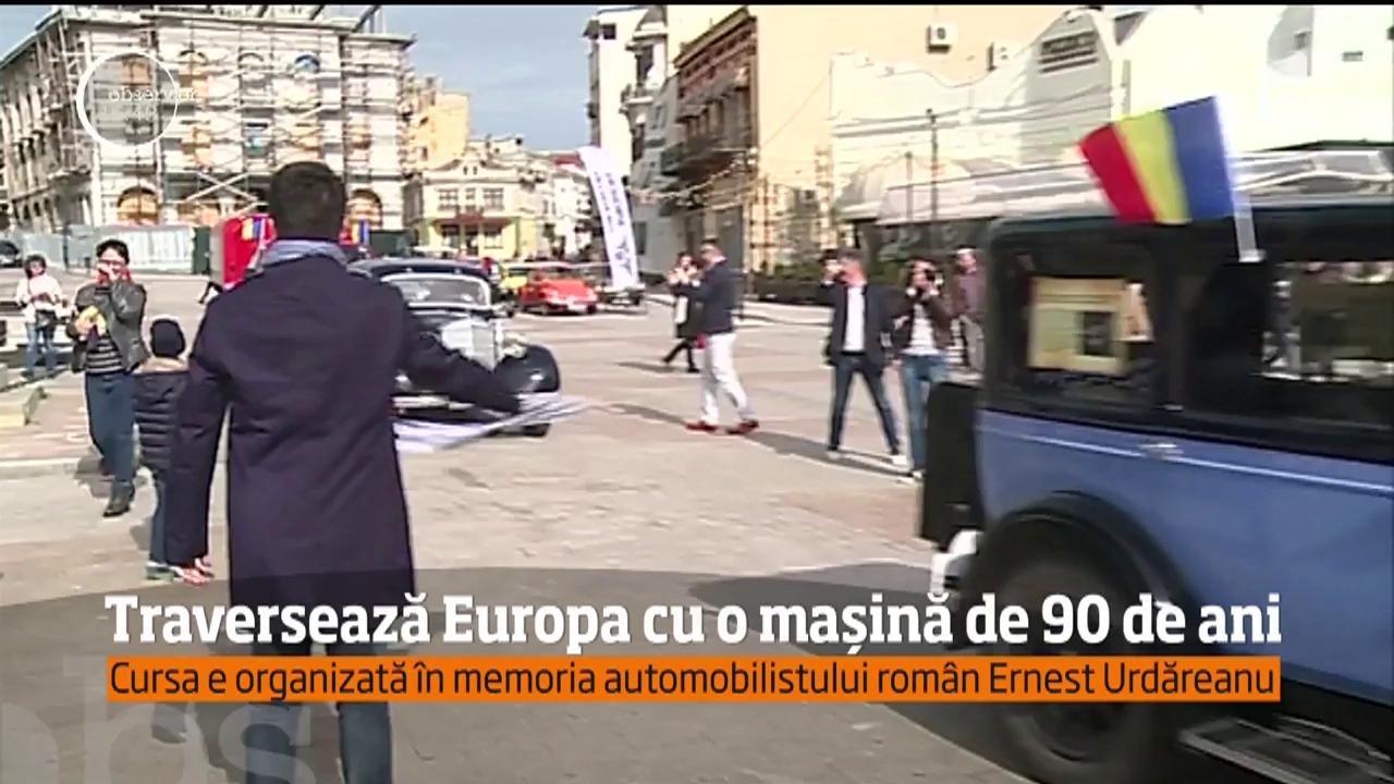 Traversează EUROPA cu o maşină veche de 90 de ani în memoria lui Ernest Urdăreanu. Confident al Regelui Carol al II-lea şi şoferul preferat al Elenei Lupescu, pilotul a câştigat primul raliu la Sanremo