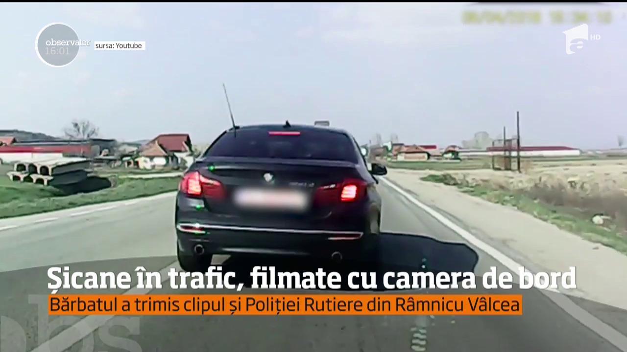 Un claxon a declanșat haosul! Supărat, un șofer i-a dat o lecție altui participant la trafic. Totul a fost filmat și trimis poliției!