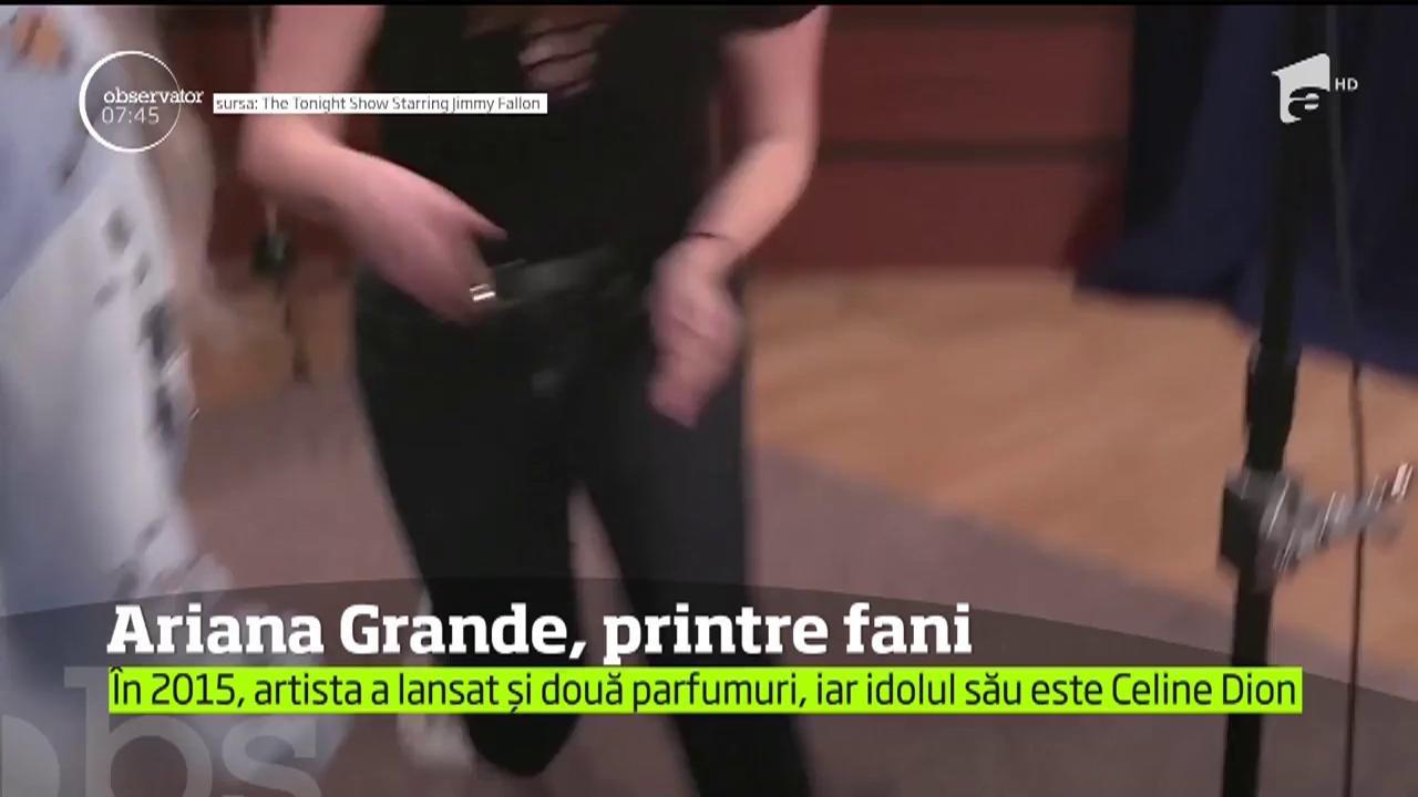 Ariana Grande, gest emoționant pentru cei mai înfocaţi fani ai săi! Artista, lipsită de orice fițe de vedete, de o modestie extraordinară!