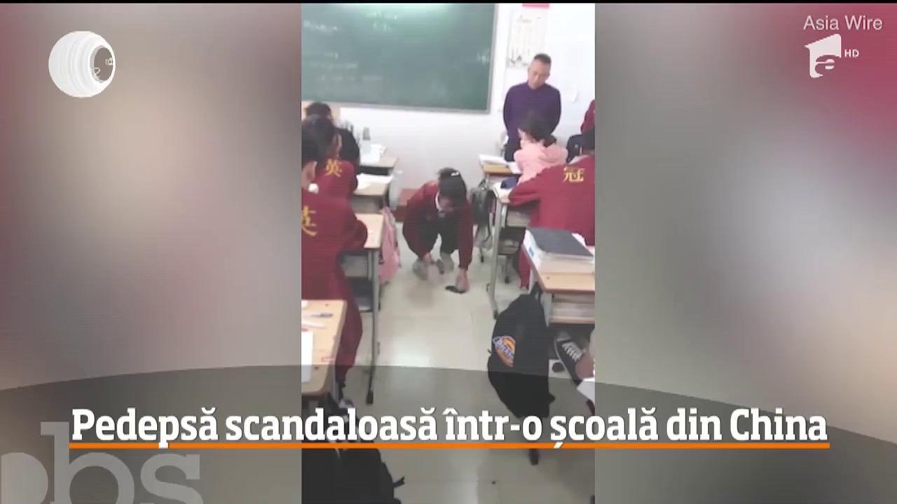 (VIDEO) Pedeapsă scandaloasă într-o școală. O elevă, obligată să ia un CIOCAN și să lovească!