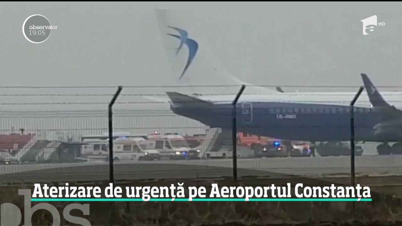 Aterizare de URGENȚĂ pe aeroportul din Constanţa! Peste 100 de pasageri au trăit momente de panică