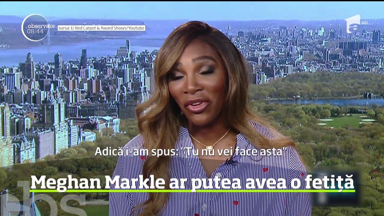 Serena Williams a dezvăluit, din greșeală, sexul bebelușului lui Meghan Markle!