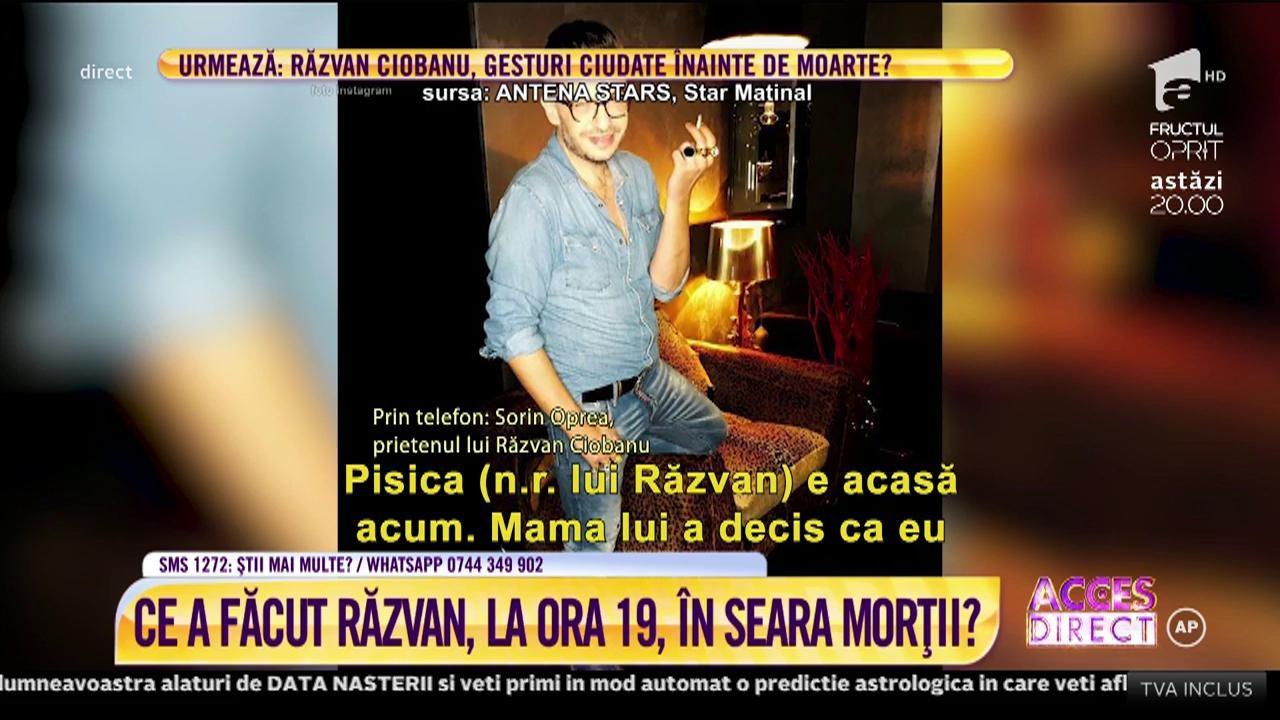 Ce a făcut Răzvan Ciobanu, cu puțin timp înainte să moară! Un apropiat a dezvăluit totul!