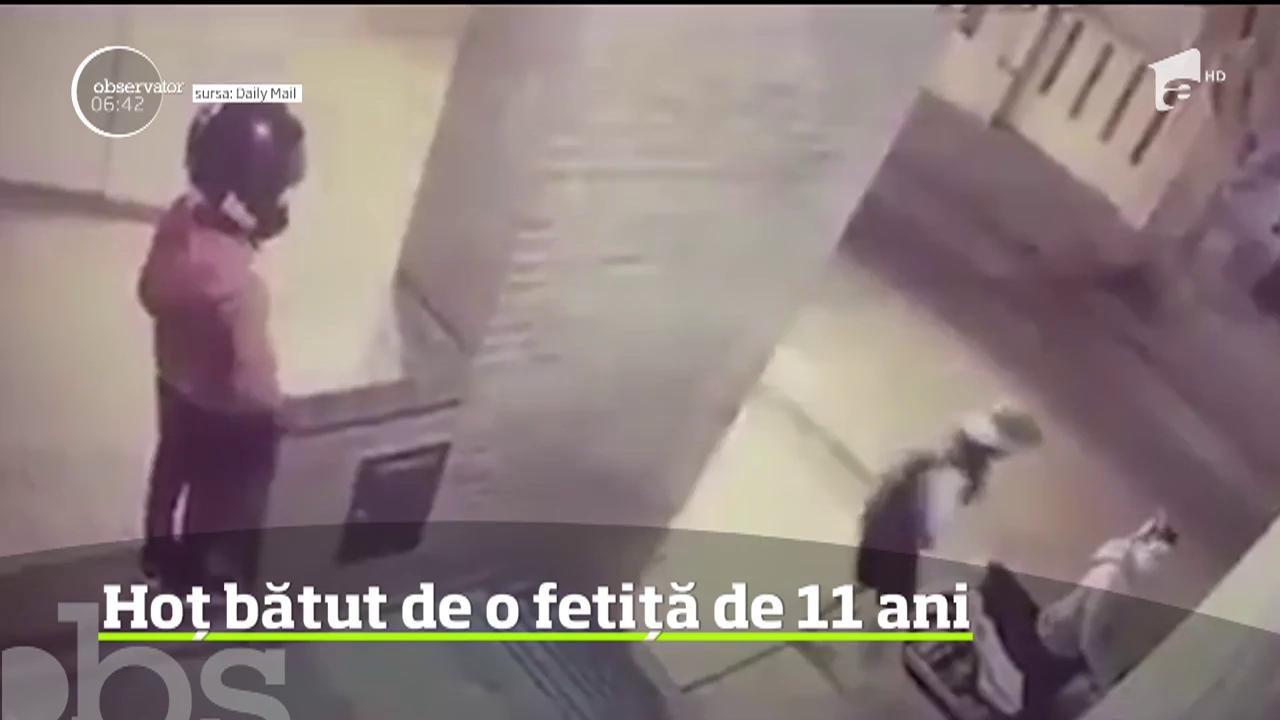 O fetiță de milioane! Hoțul i-a atacat mama pe stradă, dar copila i-a aplicat o corecție de zile mari (VIDEO)