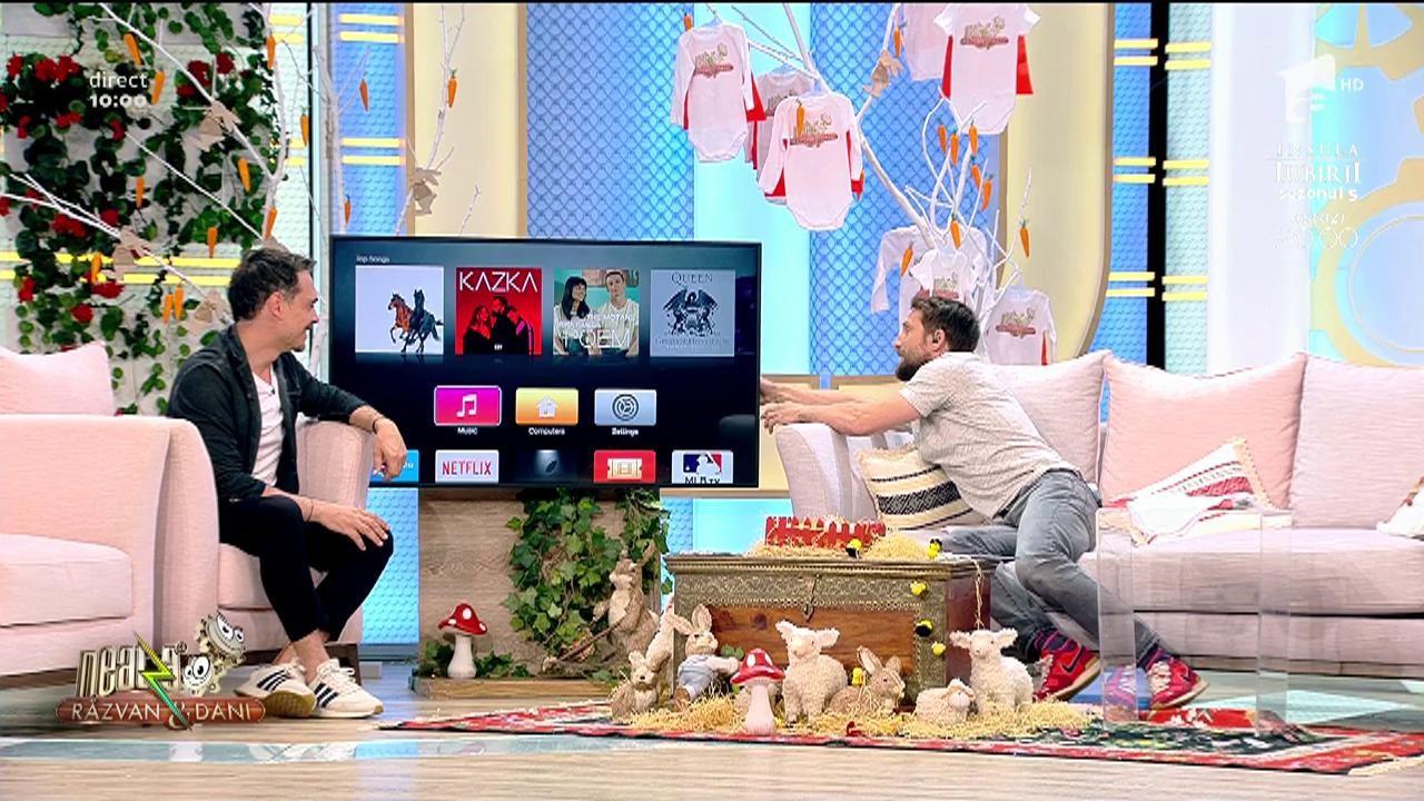 Neatza cu Răzvan și Dani. Dani Oțil, scos din sărite de telecomanda de la TV: 