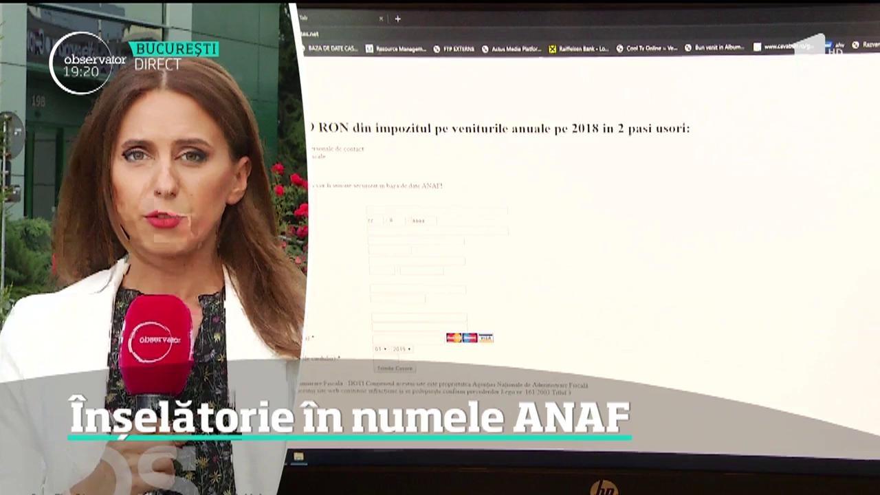 Români înșelați în numele ANAF! Cum sunt păcăliți oamenii în mediul online fără să aibă habar