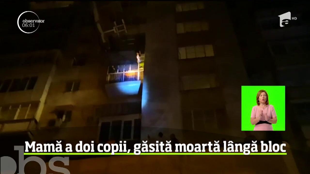 Moarte suspectă în Capitală! O tânără de 19 ani a căzut de la etajul cinci al blocului în care locuia. Anchetatorii bănuiesc că ar fi fost ucisă