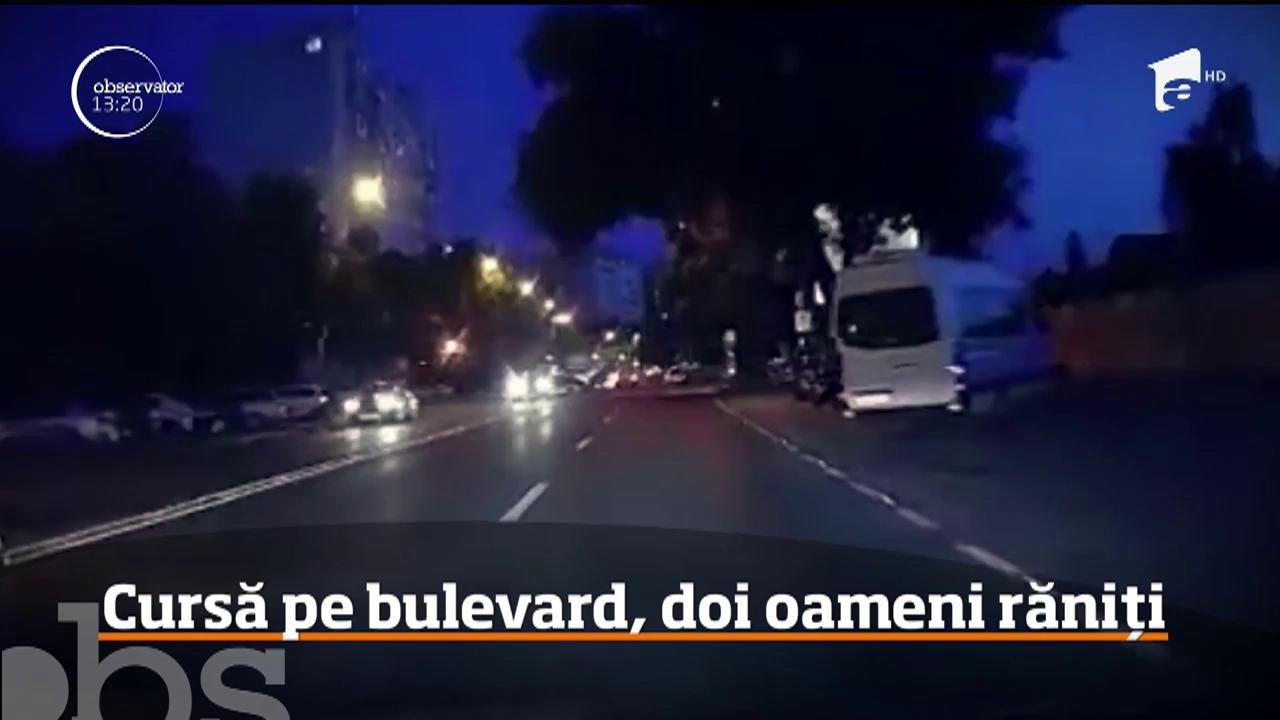 Cursă nebună la Timișoara! O mașină a lovit un taxi, a zburat prin aer și apoi a căzut pe un vehicul (VIDEO)