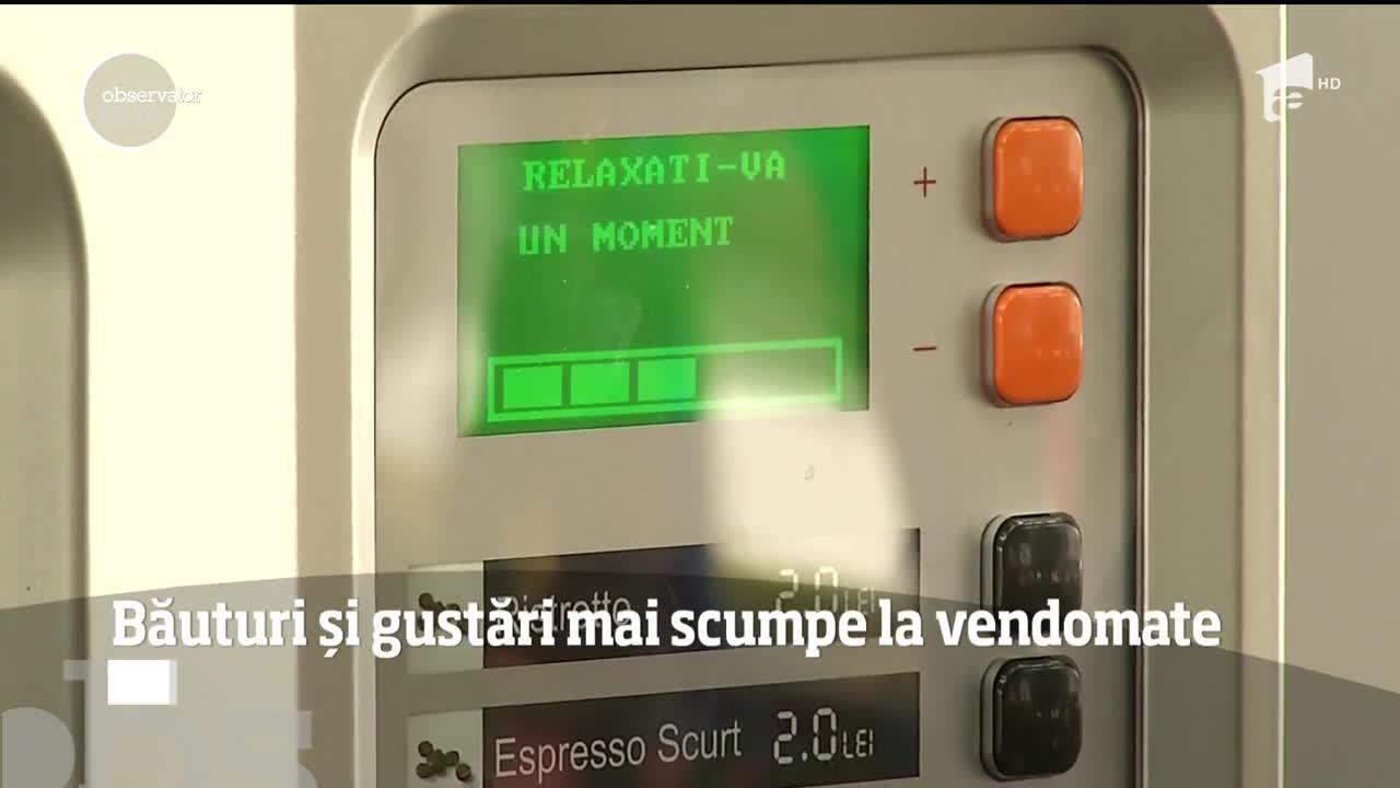 Automatele de cafea și mâncare, schimbare uriașă! Ce vor primi clienții