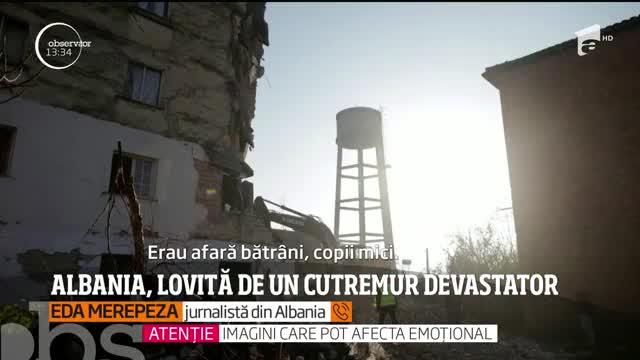 Șase morți și peste 300 de răniți, în urma cutremurului din Albania. O bătrână a murit încercând să-și protejeze nepotul cu propriul trup