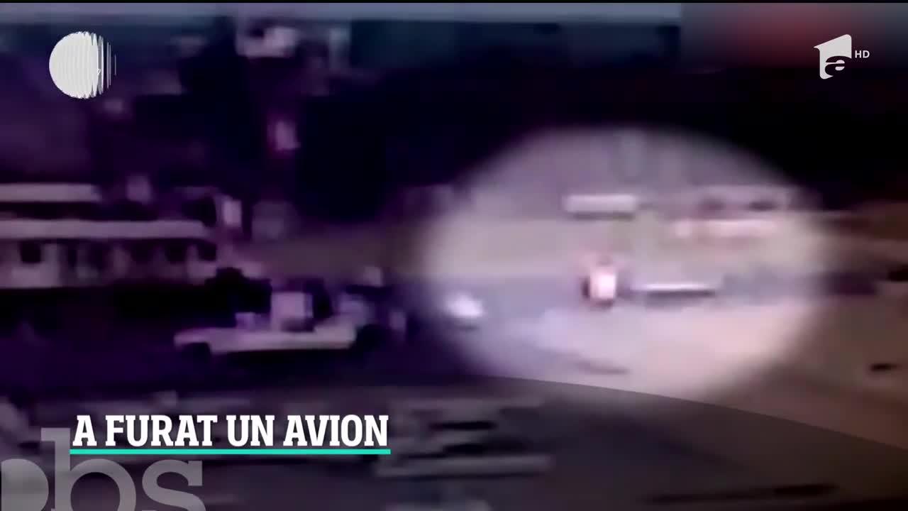 VIDEO/ O tânără a furat un avion de un milion de dolari şi l-a pilotat până în prima clădire