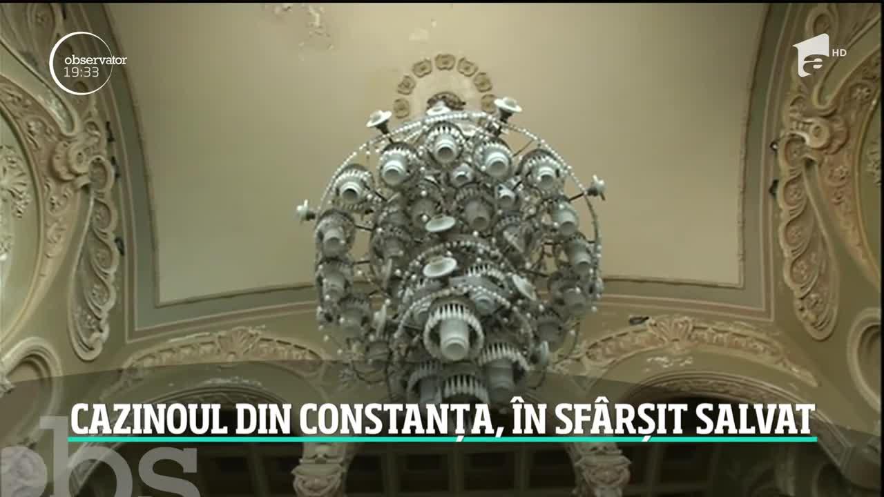 VIDEO/ Cazinoul din Constanţa va fi în sfârşit salvat! Monumentul istoric de la malul mării intră în reparaţii capitale