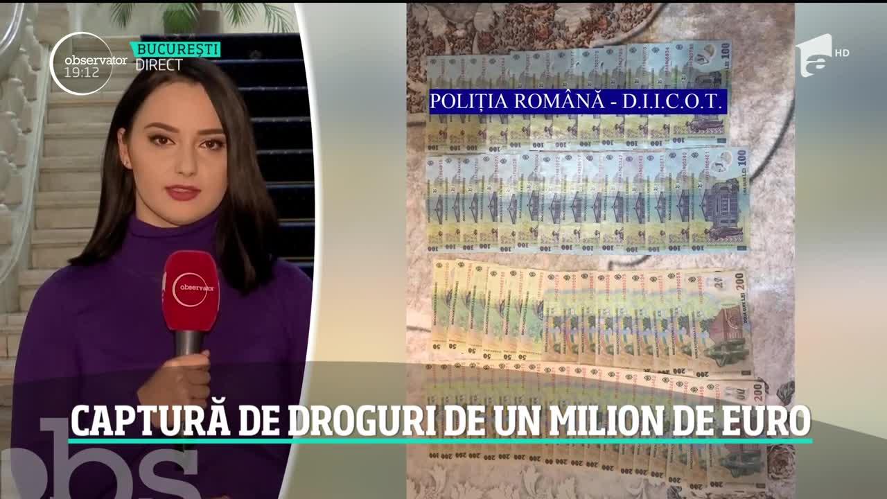 VIDEO/ Heroină în valoare de un milion de euro a fost găsită într-o fabrică părăsită din Bucureşti