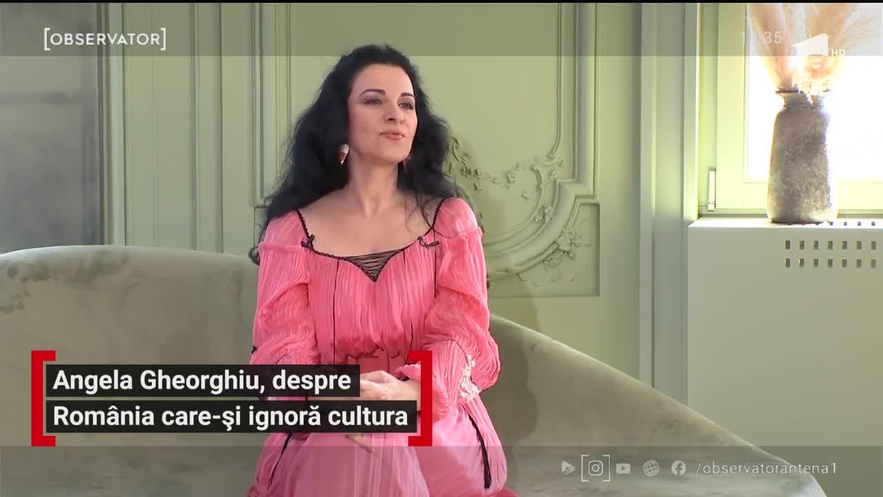 Soprana Angela Gheorghiu, mesaj dur despre România: „Noi trăim acum o perioadă tulbure”