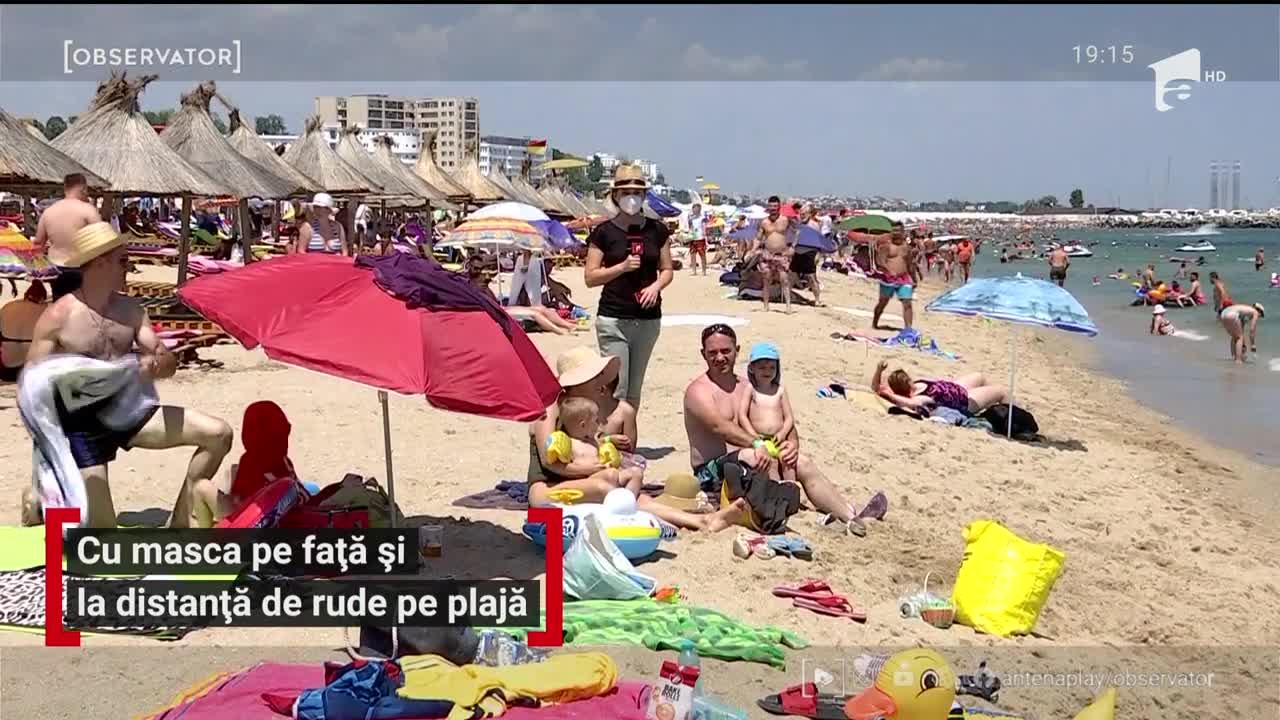 Reguli noi pe plajele din România! Distanțarea socială, obligatorie și pentru membrii aceleiași familii