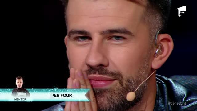 X Factor 3 decembrie 2020. Super 4 au luat din nou cu asalt scena în Bootcamp. Florin Ristei, mândru de prestația lor
