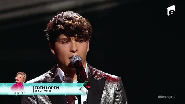 X Factor 2020. Eden Loren a avut curajul să cânte și în limba română. Publicul i-a aplaudat prestația muzicală
