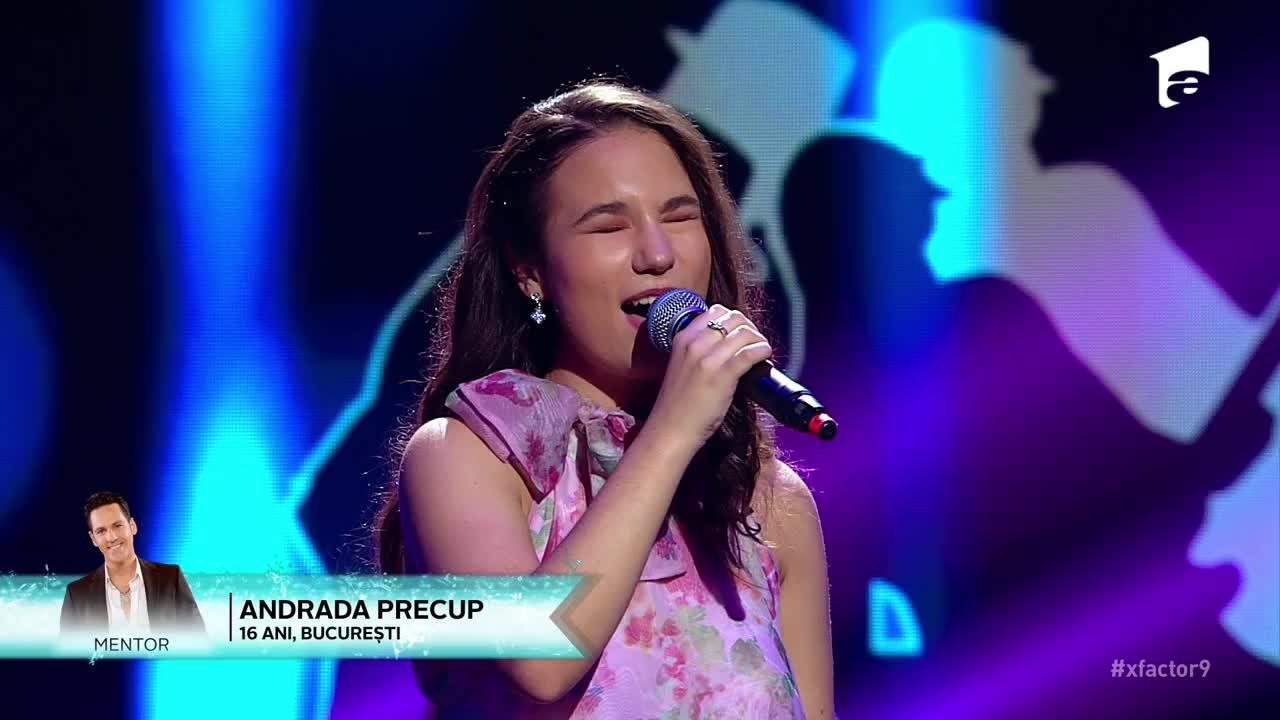X Factor 2020. Andrada Precup, singura concurentă care l-a transformat pe Ștefan Bănică din jurat, în spectator