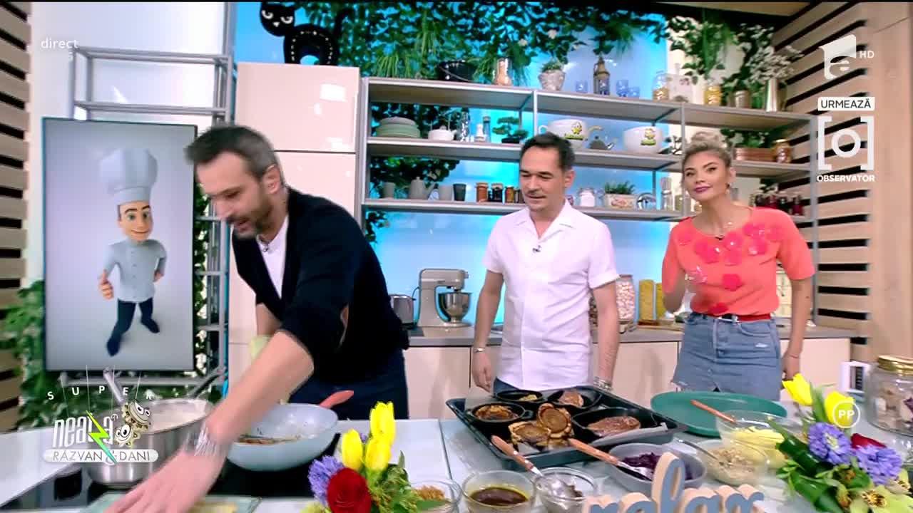 Rețetă de ceapă confiată în aluat foietaj cu sos de parmezan, preparată de Chef Nicolai Tand la Neatza cu Răzvan și Dani